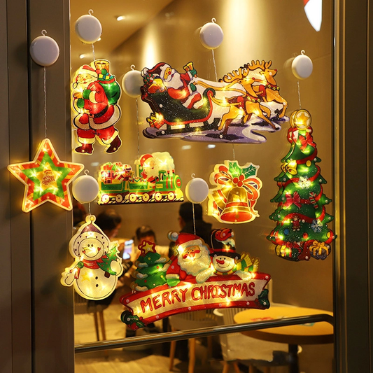 CHRISTMAS PRE-SALE 50%OFF NOW🎄Christmas Window Hanging Lights